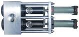 dual bolts screen changer