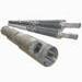 Conical twin-screws and barrels