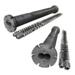 Parallel twin-screws and barrels